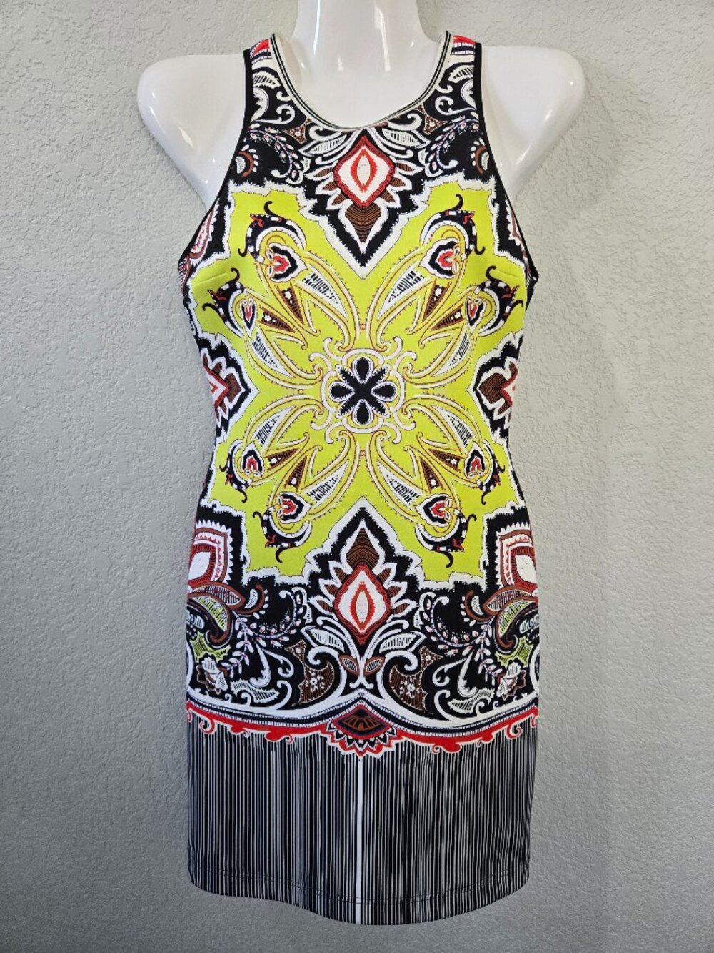 Clover Canyon Printed Bodycon Dress Size Small